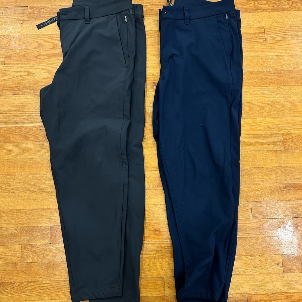 lululemon athletica Men's Charcoal and Navy Dress Pants
